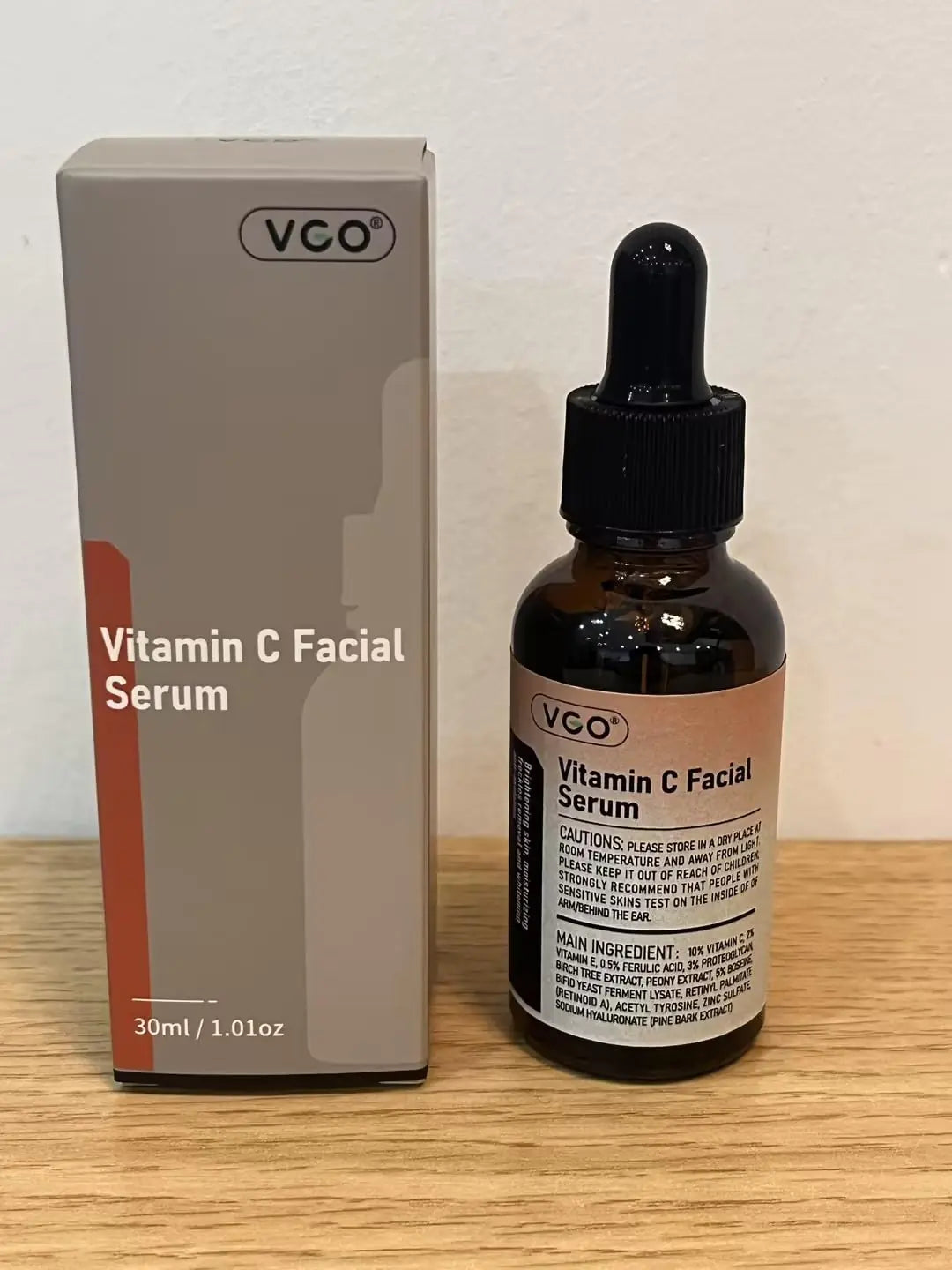 VGO Vitamin C Vitamin E Facial Serum, 30ml / 1.01oz 1.01 Fl Oz (Pack of 1)