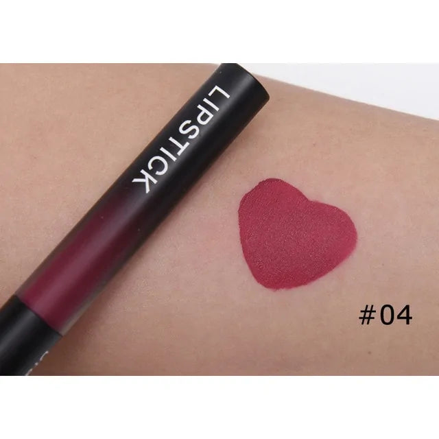 12 Colors Waterproof Matte Liquid Lipstick